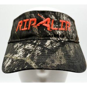 Men's Rip A Lip Fishing Camouflage Visor Hat, Adjustable Back, One Size